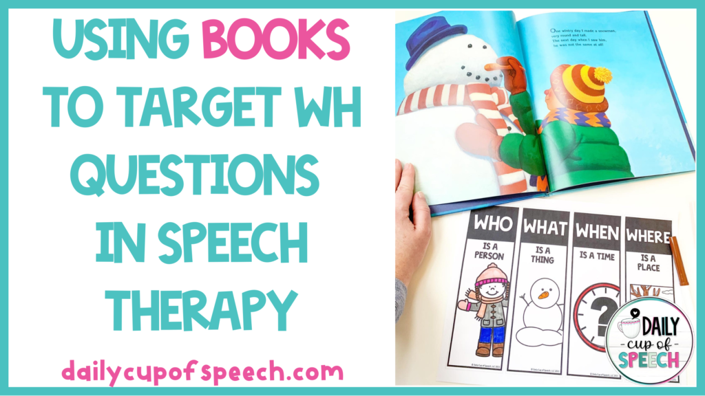 wh question activities speech therapy
