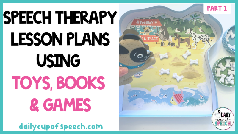 lesson plans for speech therapy